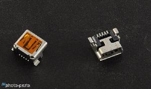 Гнездо USB Canon (mini usb, 5pin), б/у